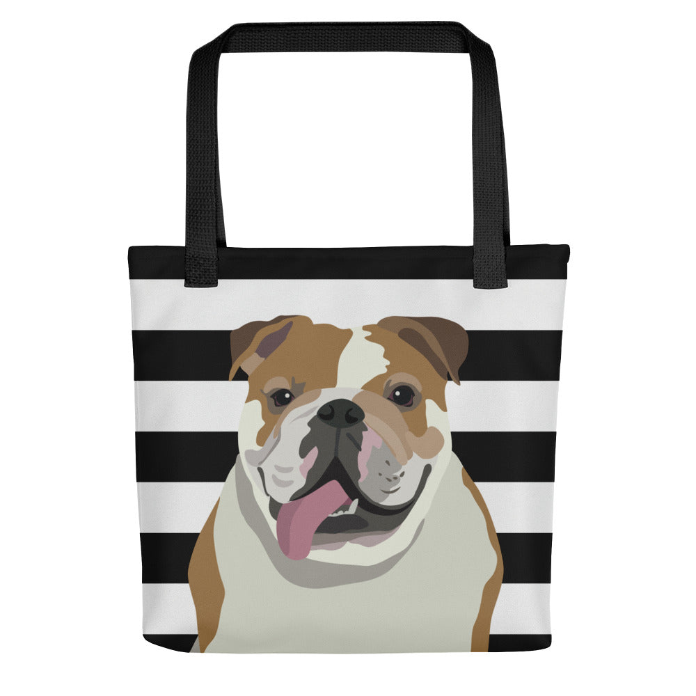 Bulldog Tote Bag from Mykuri